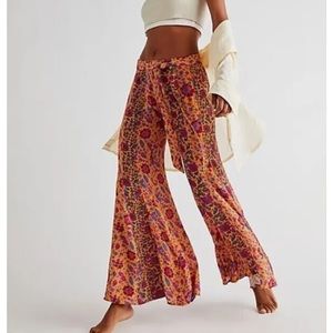Free People Boho Wide Leg Flare Pants